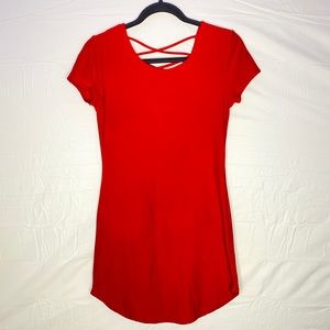 Satin’s tight fit dress